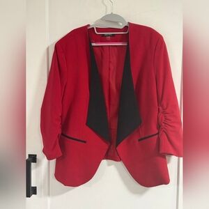 Nine West Red and Black Women's Blazer
